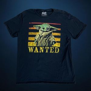 Star Wars Mandalorian Black Graphic T-Shirt